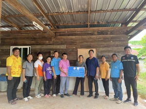 มอบบ้านตามโครงการปรับสภาพแวดล้อมที่อยู่อาศัยให้แก่คนพิการ องค์การบริหารส่วนตำบลนากระแซง อำเภอเดชอุดม จังหวัดอุบลราชธานี